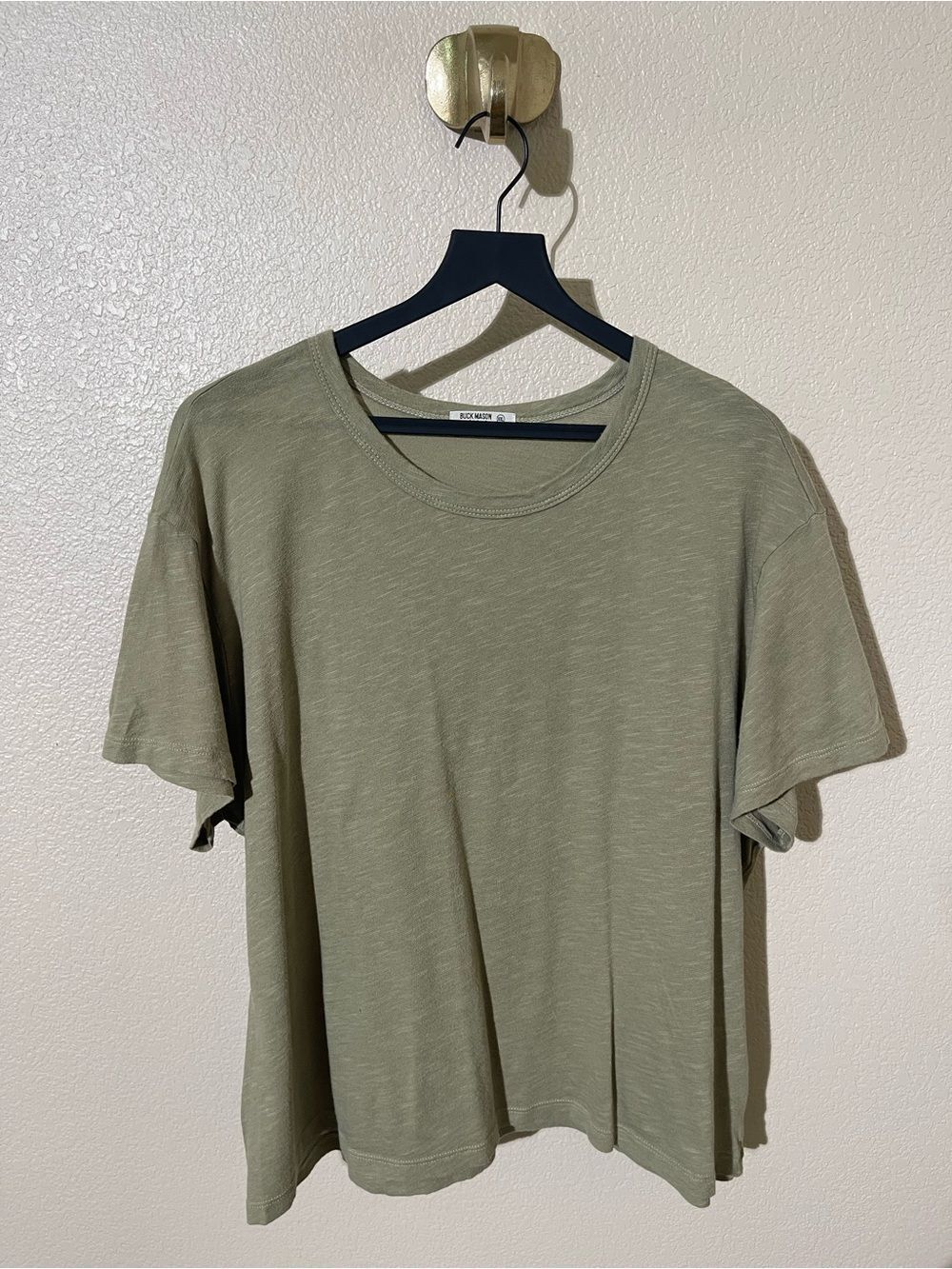 Buck Mason Olive Green Short Sleeve Tee